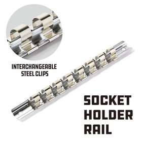 Powerbuilt S2 steel bits close-up demonstrating strength