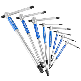 Powerbuilt storage rack keeps wrenches organized and within easy reach.