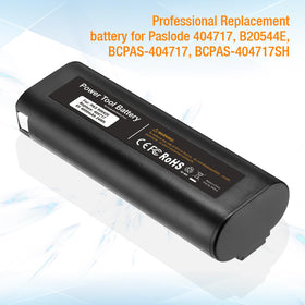 Compact Powerextra battery shown in hand for easy replacement.