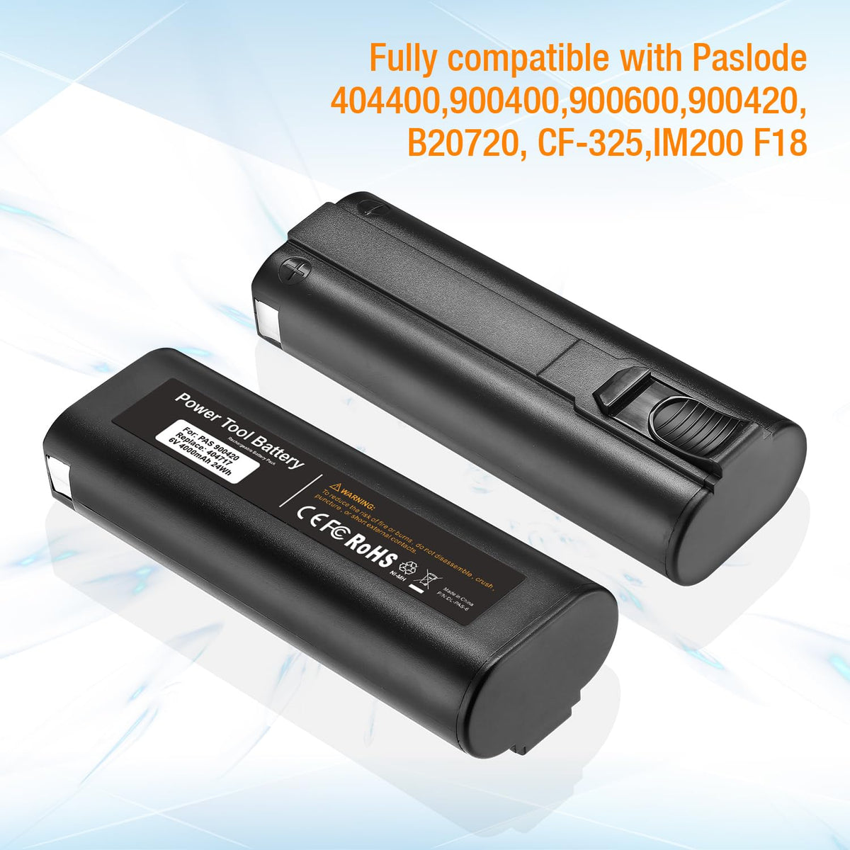 Powerextra battery compatible with Paslode 404717 family.