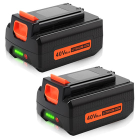 Powerost LBX2040 battery front view for Black & Decker tools.
