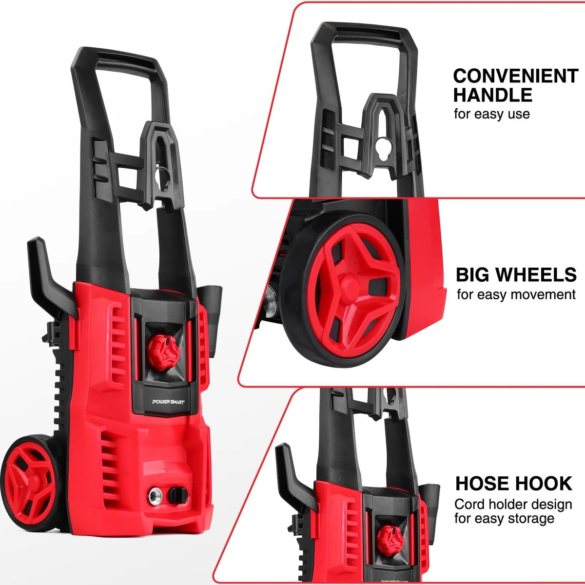 PowerSmart 3GPM model delivers fast outdoor cleaning with higher water flow.