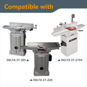 POWERTEC 6-inch jointer knives for Delta 37-220 ensure sharp, precise board edges.