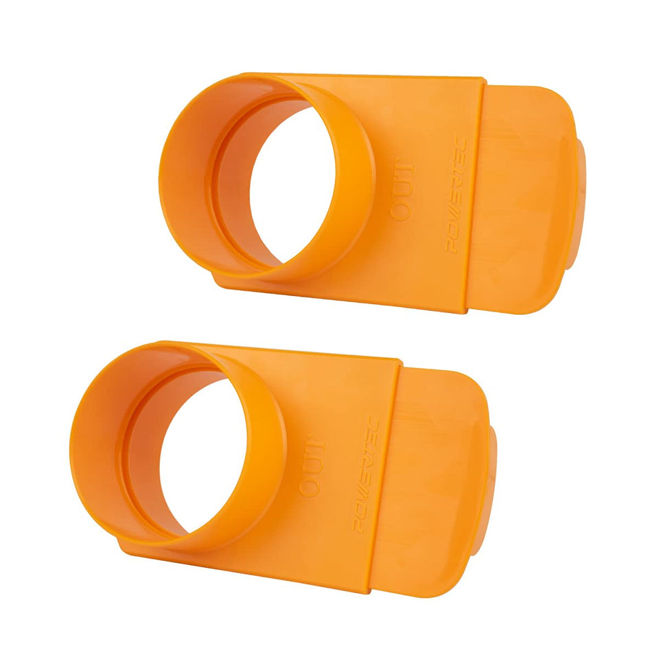 POWERTEC 70295-P2 4-inch blast gate pair ready for dust-collection setup