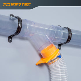 POWERTEC 70306 90-degree elbow simplifying machine-side routing