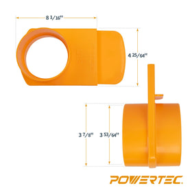 POWERTEC 70306 complete dust collection network enabling versatile setups