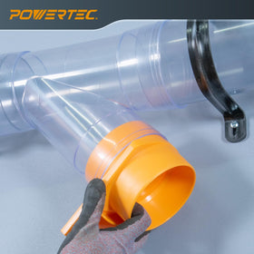 POWERTEC 70306 dust splice forming a central junction