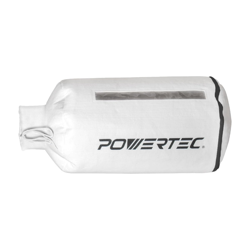 POWERTEC 70334 1-micron dust filter bag traps fine dust for cleaner air