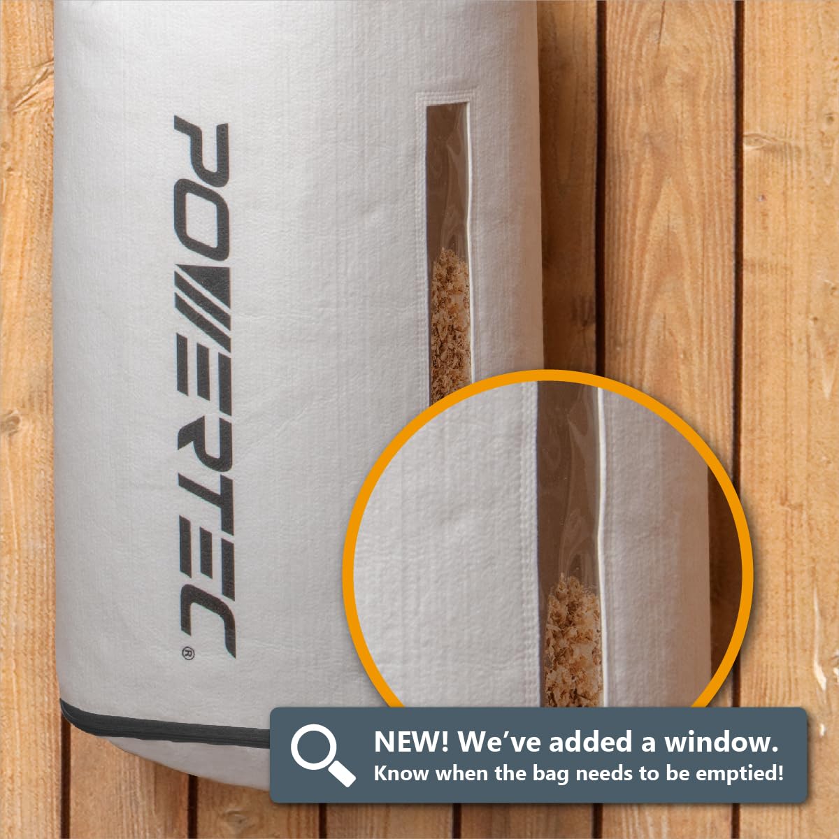 POWERTEC 70334 compatible with Grizzly, Shop Fox, Rockler, Delta, Wen dust systems