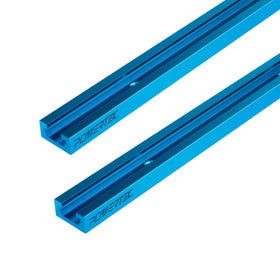 PowerTEC 71118 24in double-cut T-track shown for versatile jig mounting.