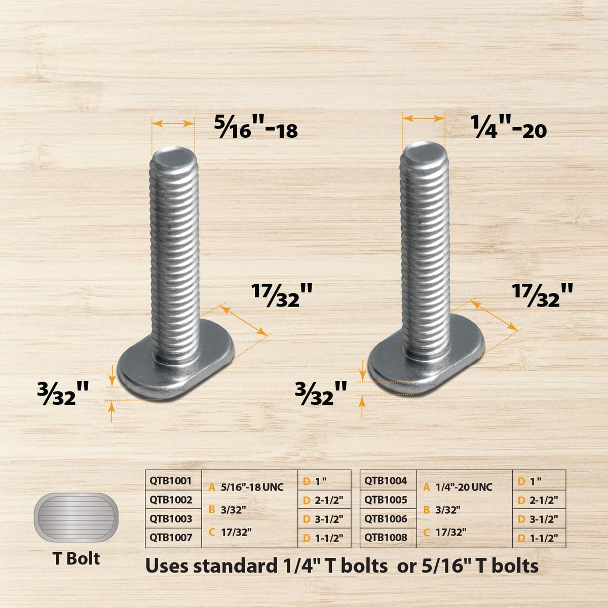 PowerTEC 71118 universal T-track ideal for jigs and fixtures.