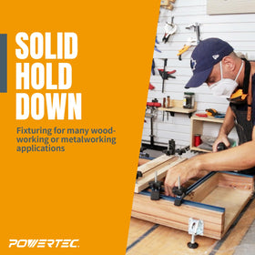 Non-marring rubber pads protect delicate boards during clamping