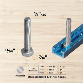 POWERTEC 71373 universal compatibility with 5/16 and 1/4 bolts for flexibility