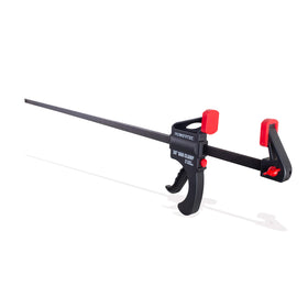 POWERTEC clamp and spreader showcase one-handed operation for fast adjustments.