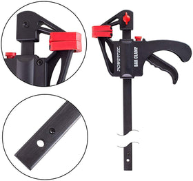 POWERTEC 71597 with non-marring nylon jaws protects delicate workpieces.