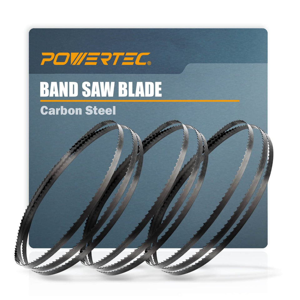 POWERTEC 93-1-2 inch bandsaw blades assortment pack for versatile woodworking tasks