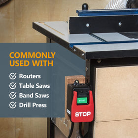 POWERTEC ABS housing provides dust resistance and durability