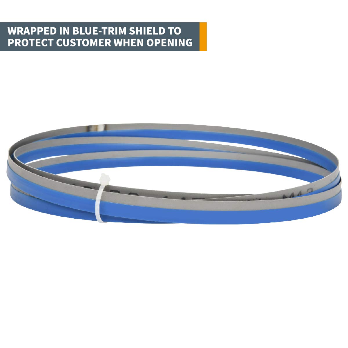 PowerTEC blade cutting aluminum tube with smooth, controlled results.