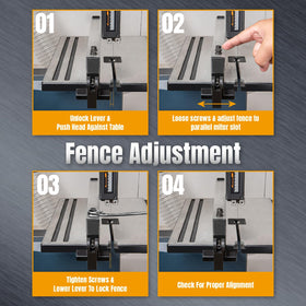 Table clamp design clamps directly to the worktable for quick setup