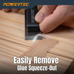 PowerTEC tool features alignment screw and pin for quick setup