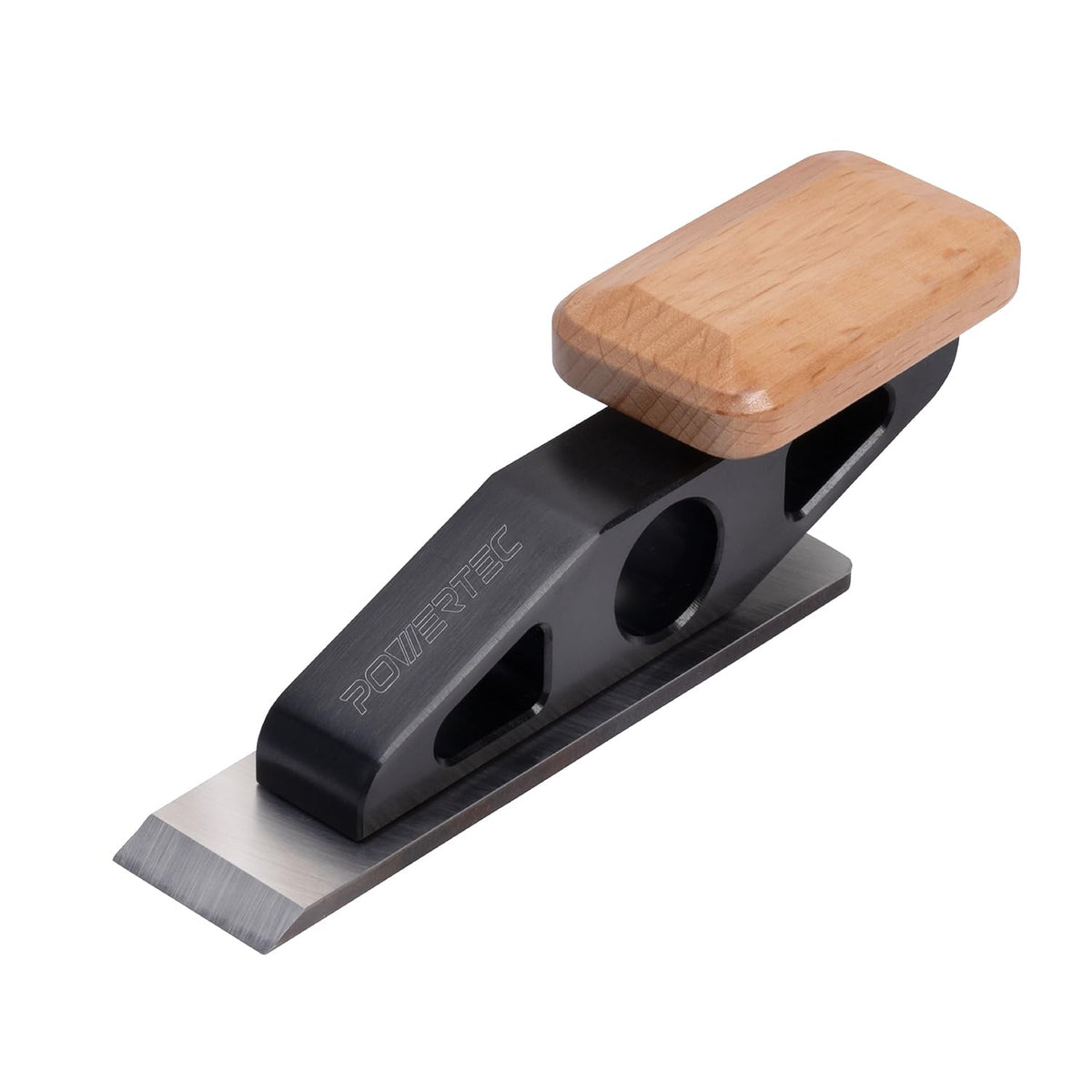 PowerTEC Chisel Plane with flat blade for compact edge trimming on joinery