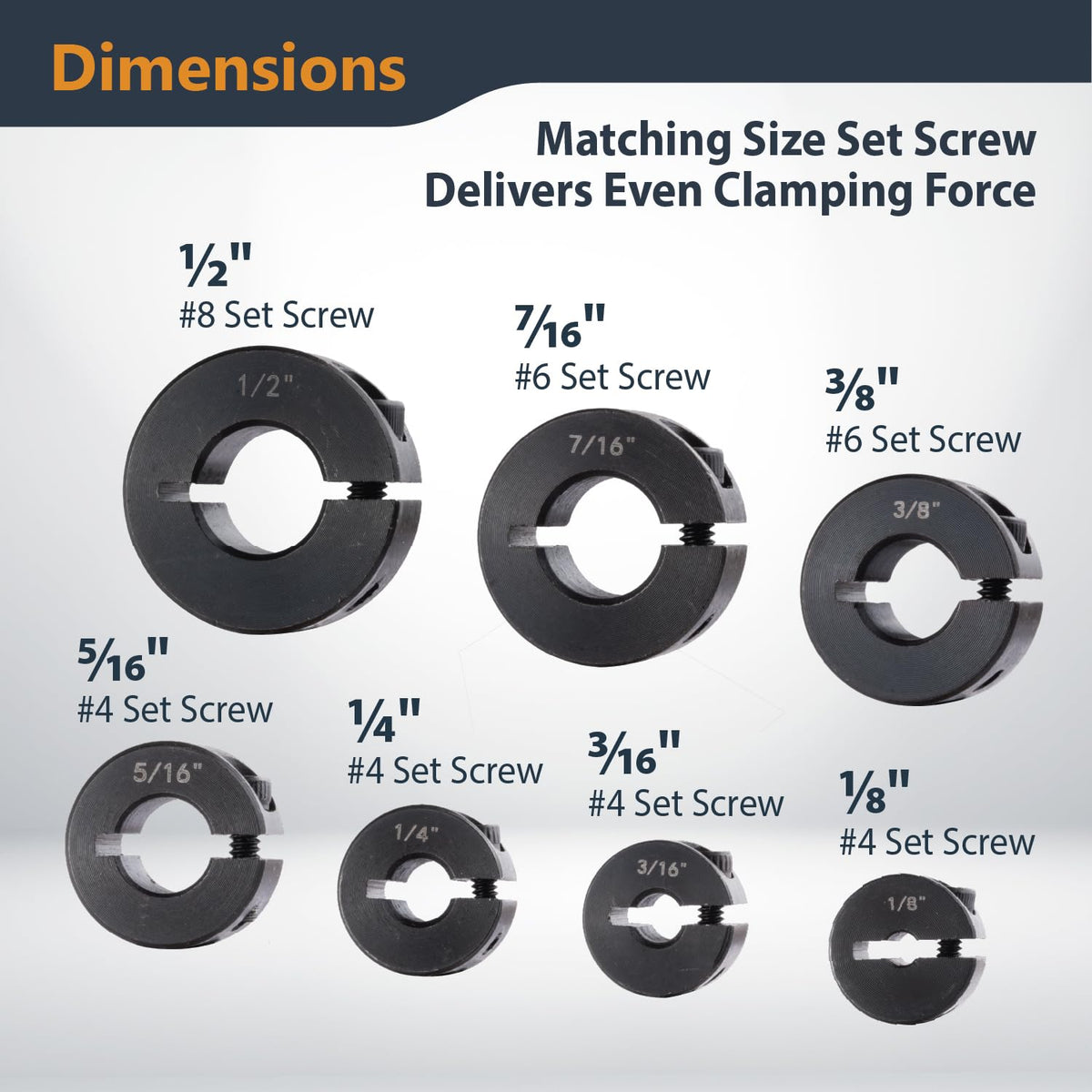 POWERTEC drill bit stop collar 7/16 inch helps consistent hole depth in furniture making.