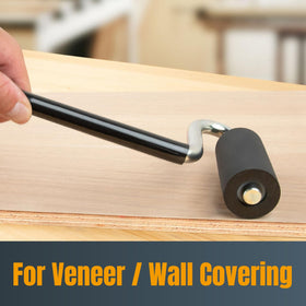 POWERTEC laminate roller three-inch wide for uniform glue coverage and bubble-free results