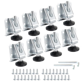 PowerTEC Leveling Feet 8pk provide sturdy load support for cabinets and tables.