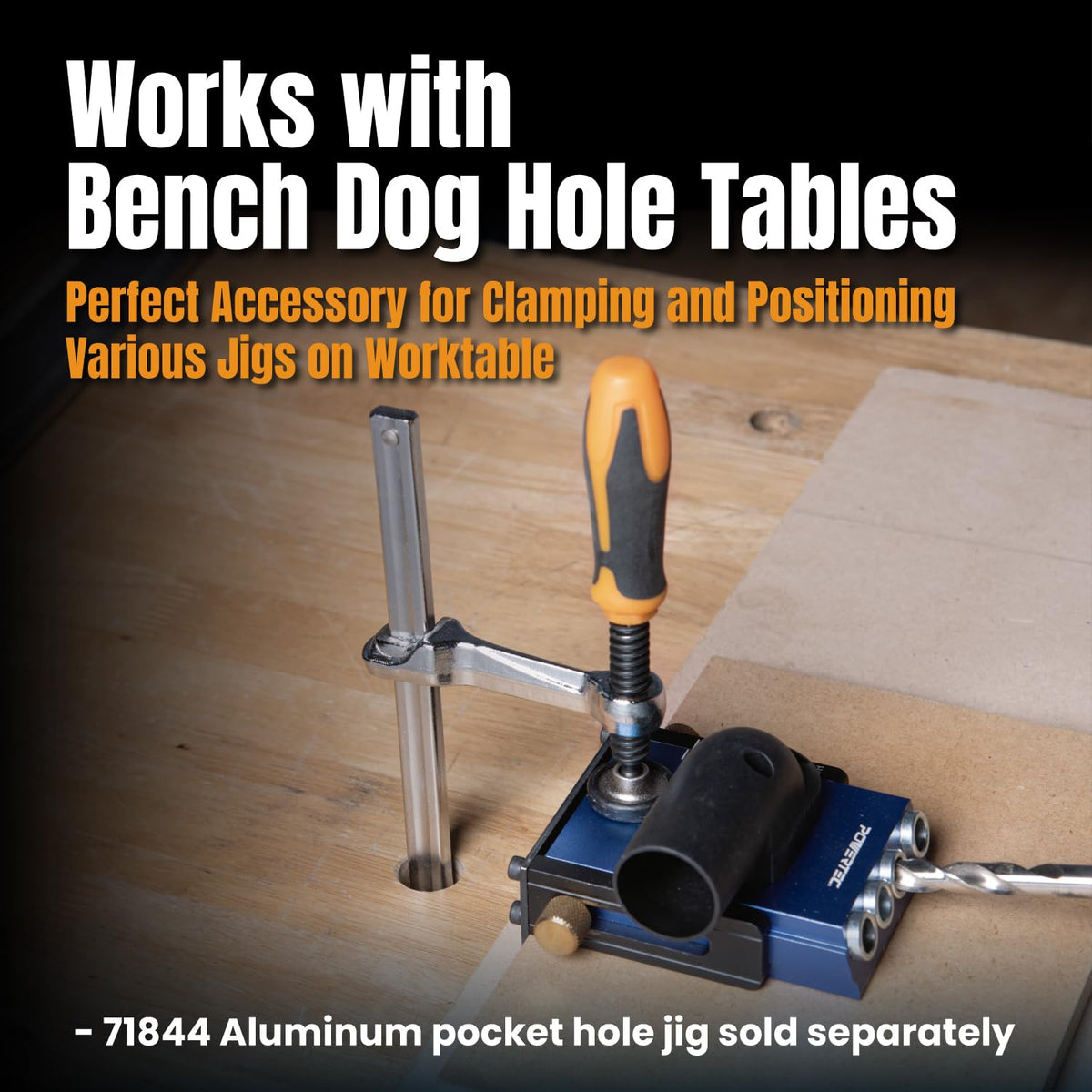 POWERTEC MFT table compatibility demonstrated for Festool tables