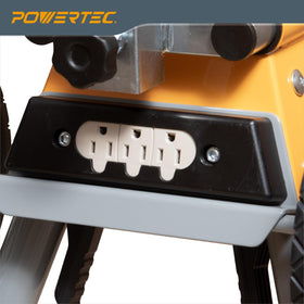 POWERTEC miter saw stand universal brackets fit most 10 and 12 inch saws