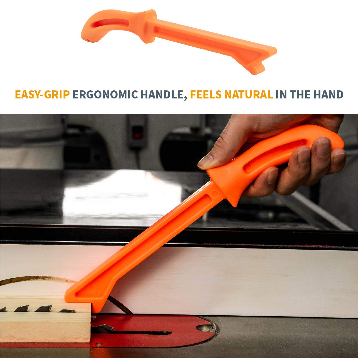 POWERTEC push block set features ergonomic grip for comfort and safety.