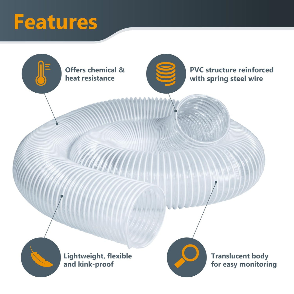 POWERTEC stainless-steel hose clamps resist rust and secure connections