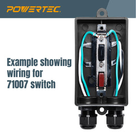 POWERTEC in‑workshop use shows practical safety integration.