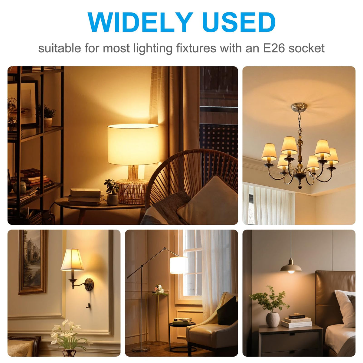 Powfloven four-pack for consistent cordless lighting at home.