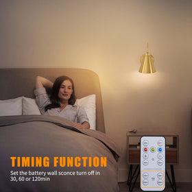 Powfloven magnetic LED bulbs are easy to charge and swap.