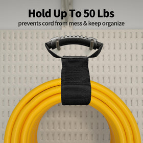 Powgrn bright yellow cord enhances visibility and safety on worksites.