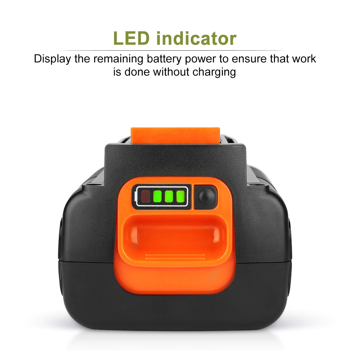 Powilling battery charging compatibility with Black & Decker chargers for 36V/40V systems.