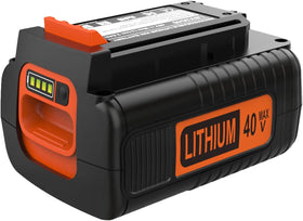 Powilling 40V Li-ion battery front view, compact and ready to install.