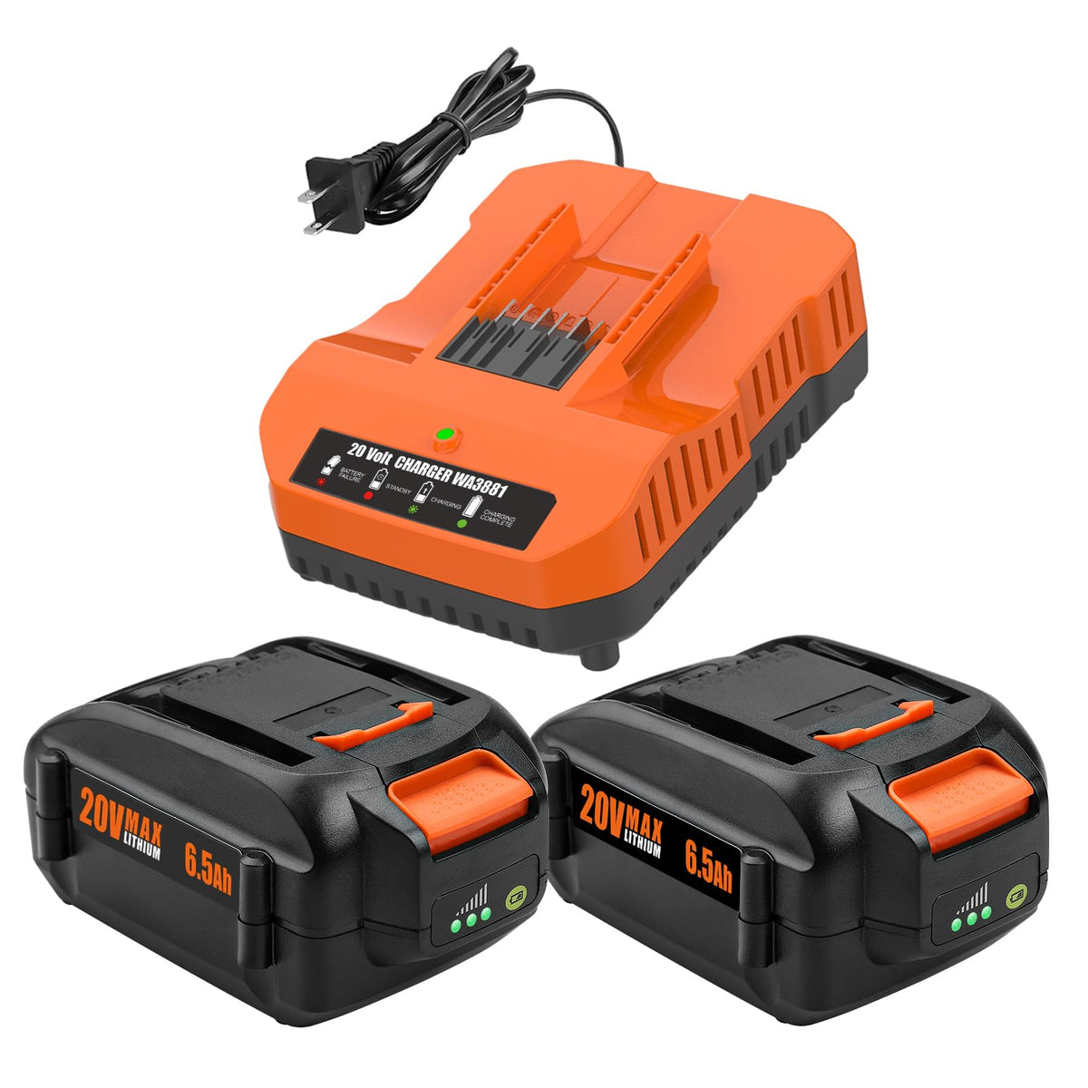 Powilling 6500mAh battery replacement for WA3674 boosts run time