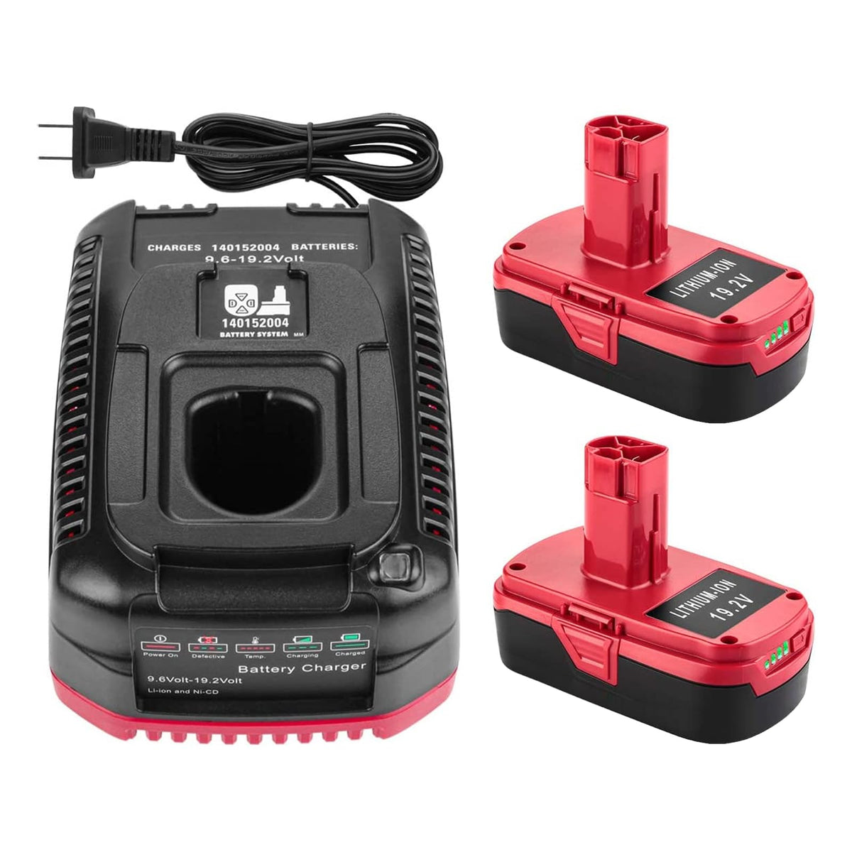 Powilling 4.0Ah C3 battery pack for Craftsman 19.2V tools powers longer sessions