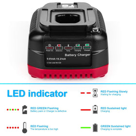Powilling Craftsman 19.2V charger recharges C3 batteries efficiently