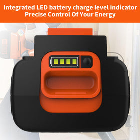 Powilling compact design fits tight tool compartments for easy replacement.