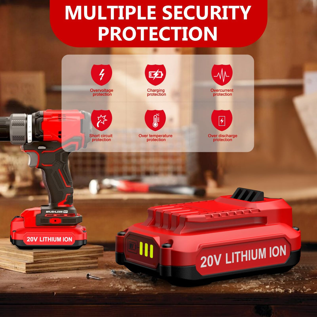Powilling Craftsman compatibility icons indicating tool variety.