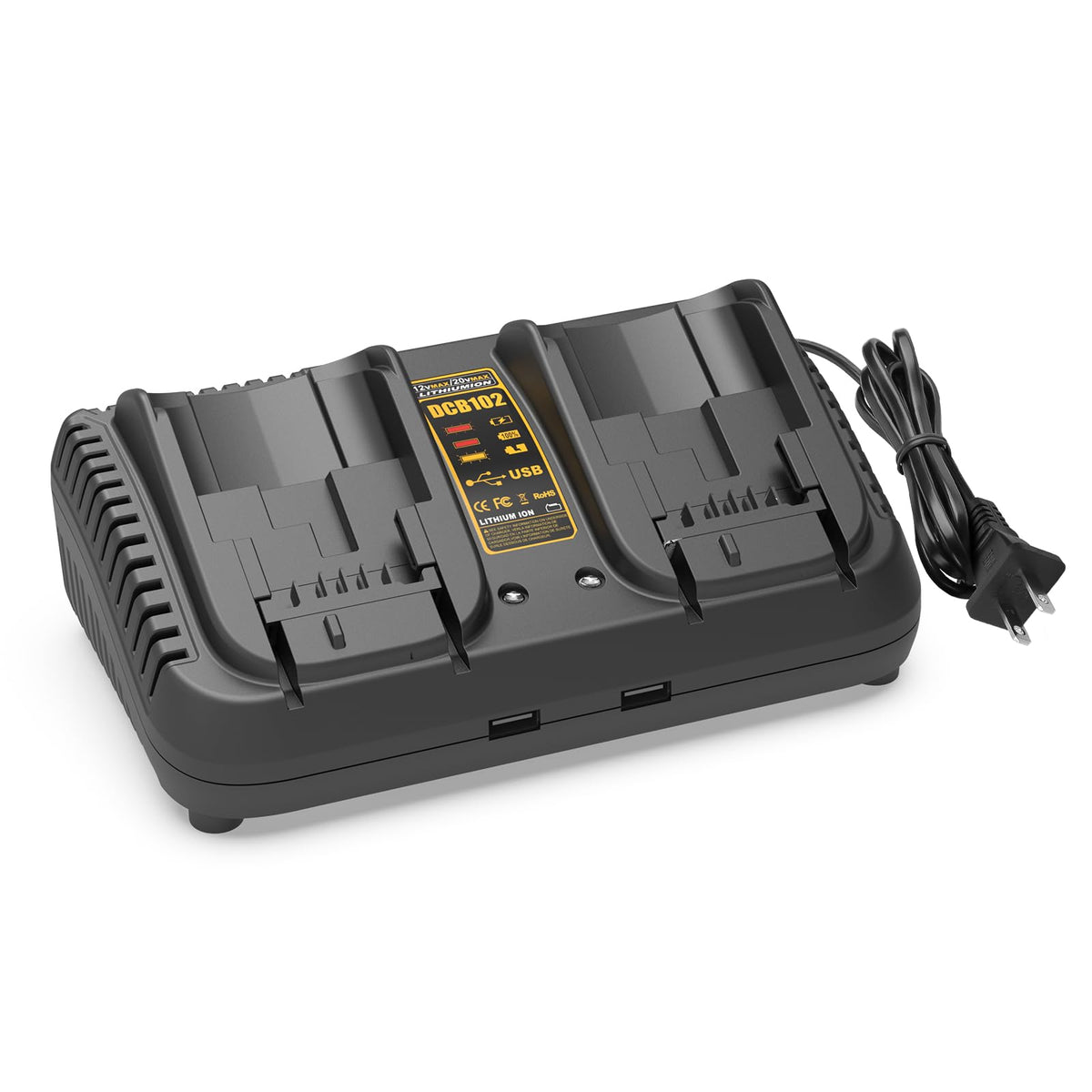 Powilling DCB102BP compatible with DeWalt DCB102BP batteries.
