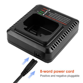 Powilling LCS40 charger, LED indicators show status.