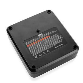 Powilling charger packaging includes safety certifications.