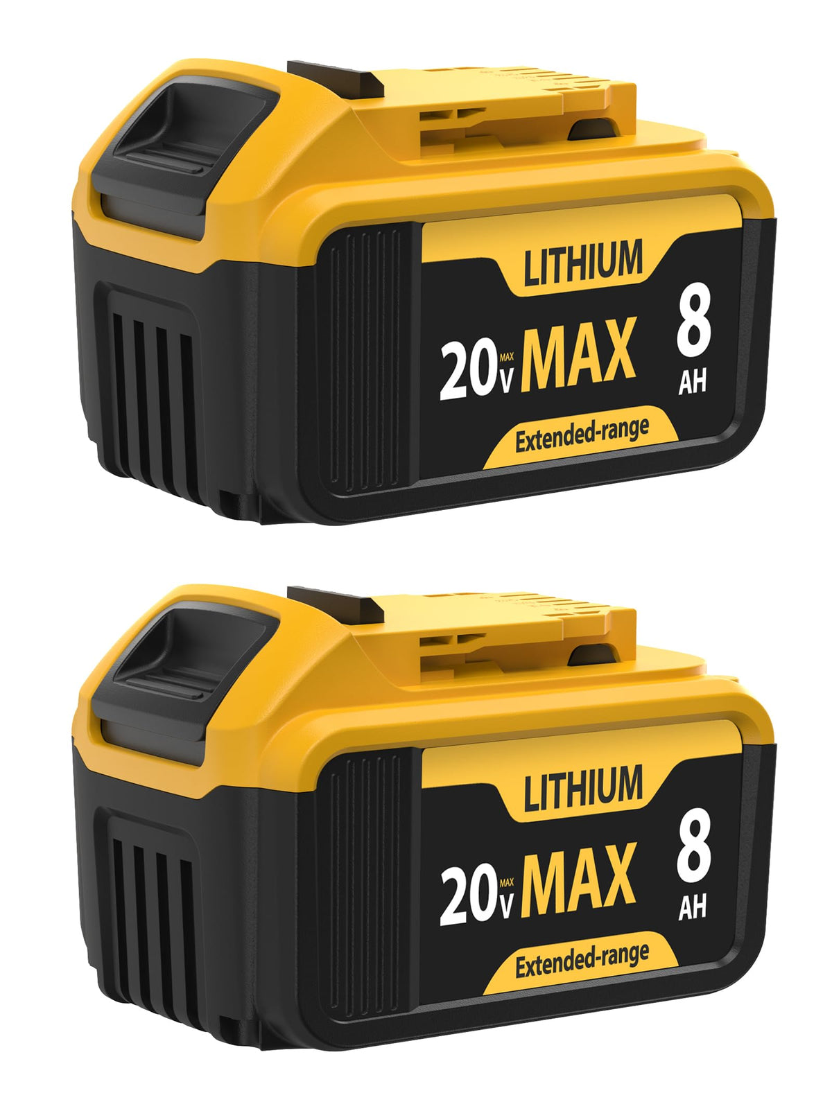 PowQualliane 8000mAh battery pack for extended runtime on DeWalt 20V tools