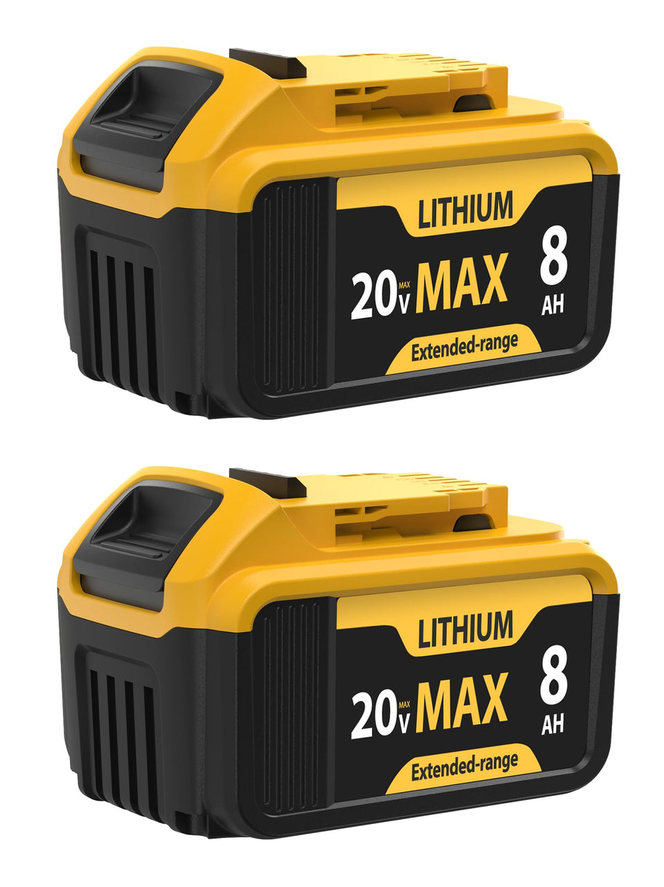 PowQualliane 8000mAh battery pack for extended runtime on DeWalt 20V tools
