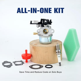Powtol air filter 797301 included for reliable air intake and carburetor protection.