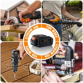 Powtree 8000mAh 20V battery with warranty and support for Worx users.